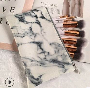 10 Marmor-Make-up-Pinsel-Sets, Beauty-Tools, Rouge, Lidschatten, Gesichtsmodifikation, 5 große und 5 kleine Explosionen. - FreeWave Fashion 