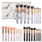 10 Marmor-Make-up-Pinsel-Sets, Beauty-Tools, Rouge, Lidschatten, Gesichtsmodifikation, 5 große und 5 kleine Explosionen. - FreeWave Fashion 