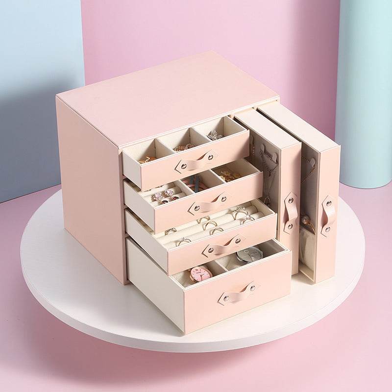 Aufbewahrungsbox für Ringschmuck mit mehreren Fächern - FreeWave Fashion 