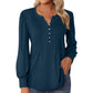 Elegantes Lockeres Damen Top Plissee