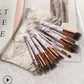 10 Marmor-Make-up-Pinsel-Sets, Beauty-Tools, Rouge, Lidschatten, Gesichtsmodifikation, 5 große und 5 kleine Explosionen. - FreeWave Fashion 