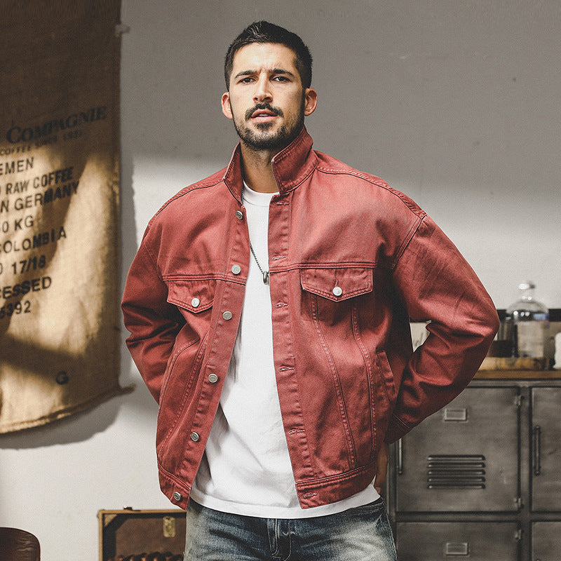 Amerikanische Klassische Vintage Jeansjacke Herren