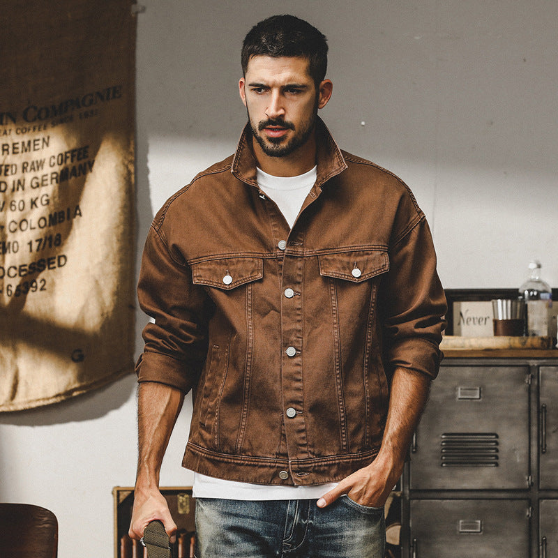 Amerikanische Klassische Vintage Jeansjacke Herren