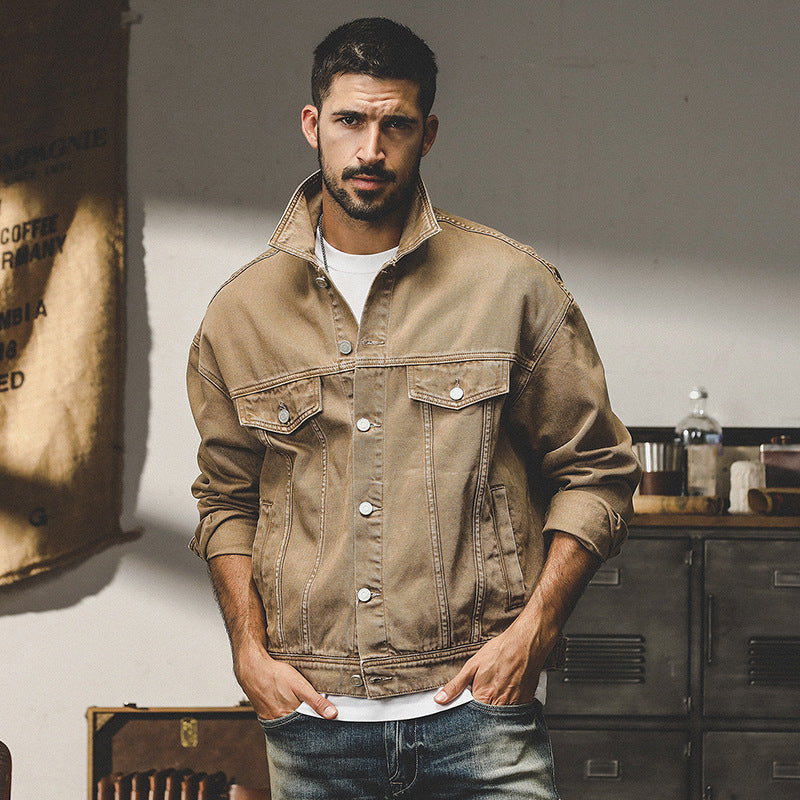 Amerikanische Klassische Vintage Jeansjacke Herren