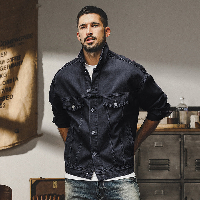 Amerikanische Klassische Vintage Jeansjacke Herren