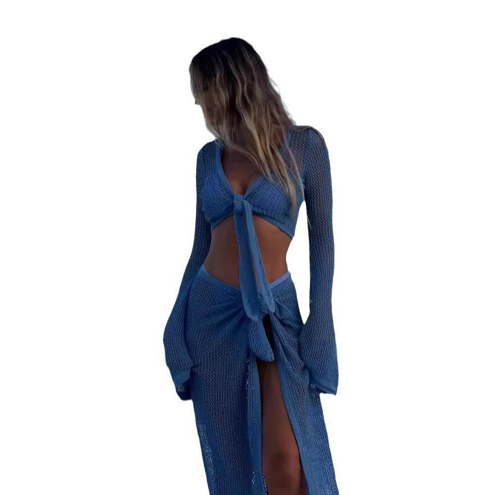 Strandfeeling Schnürrock zweiteilig für unbeschwerte Tage am Strand - FreeWave Fashion