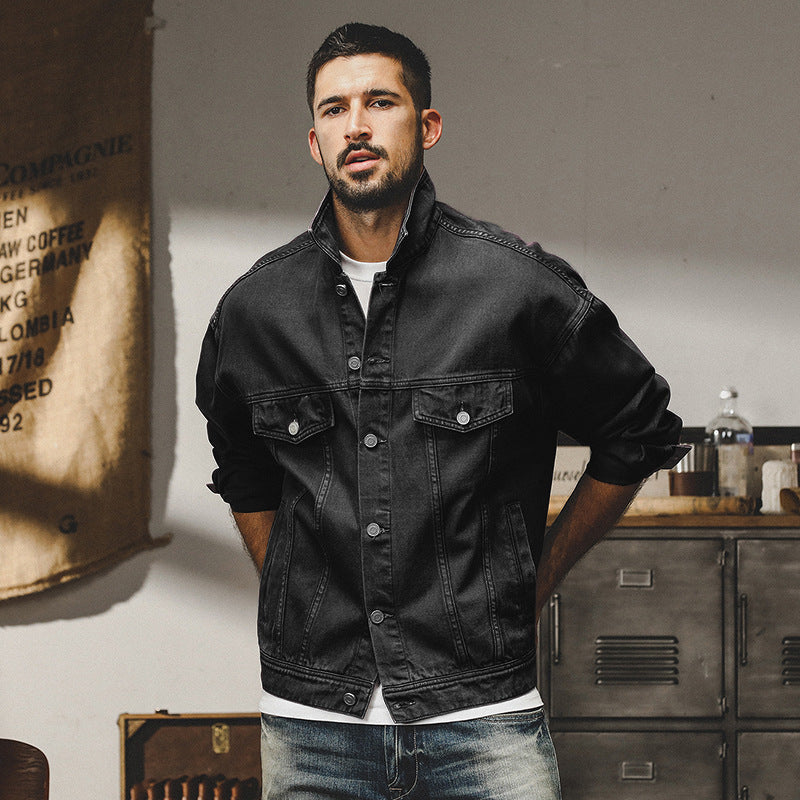 Amerikanische Klassische Vintage Jeansjacke Herren