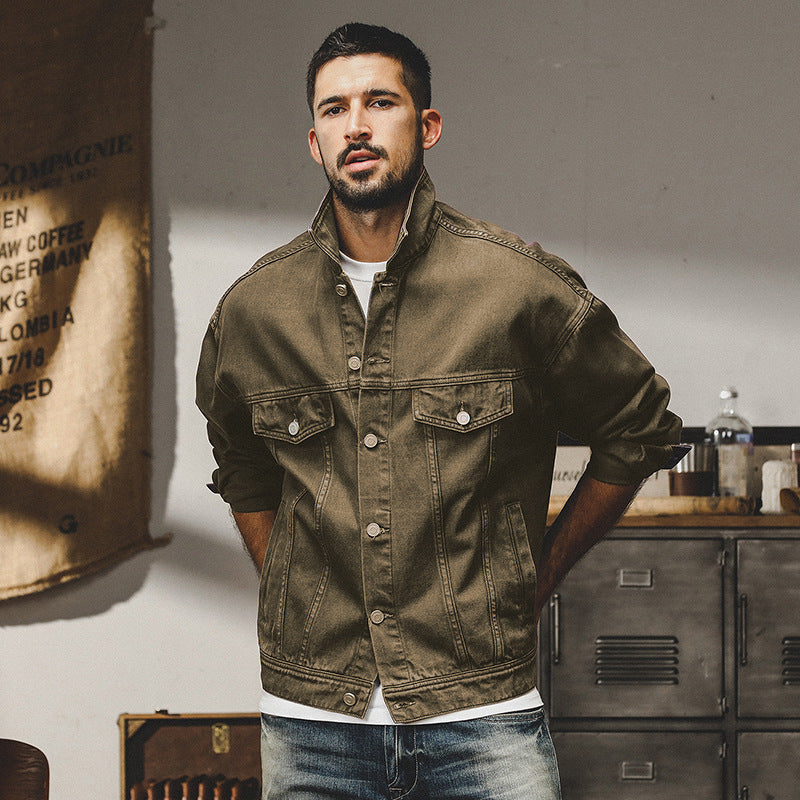 Amerikanische Klassische Vintage Jeansjacke Herren
