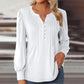 Elegantes Lockeres Damen Top Plissee