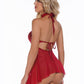 Verführerisches Nachtkleid mit Spitze und Rückenausschnitt - FreeWave Fashion 