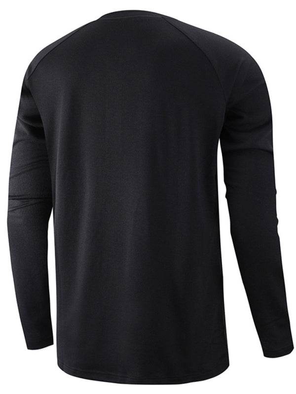 Herren T-Shirt mit Knopfleiste - FreeWave Fashion 