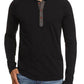 Herren T-Shirt mit Knopfleiste - FreeWave Fashion 