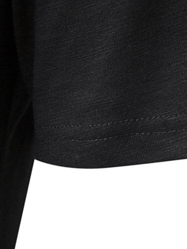 Herren Henley Casual Fashion Basic Kurzarm-T-Shirt - FreeWave Fashion 