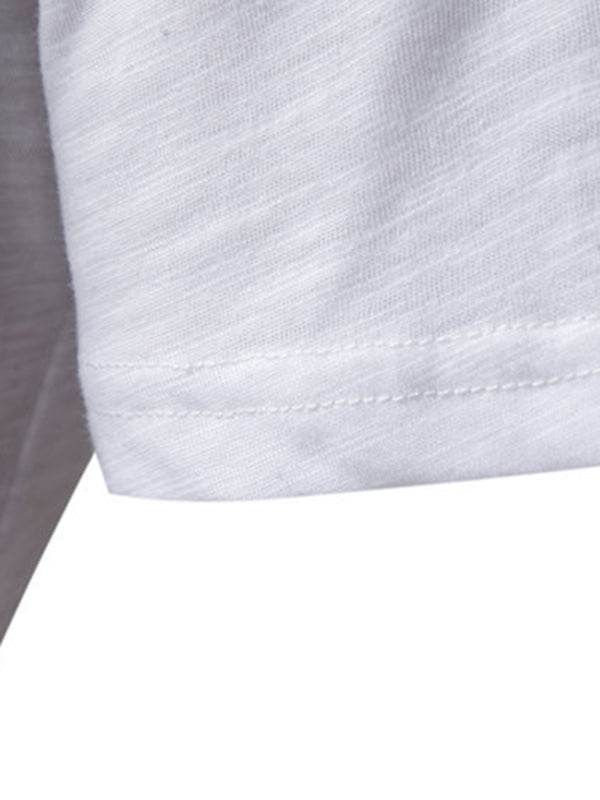 Herren Henley Casual Fashion Basic Kurzarm-T-Shirt - FreeWave Fashion 