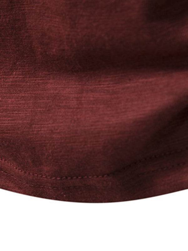 Herren Henley Casual Fashion Basic Kurzarm-T-Shirt - FreeWave Fashion 