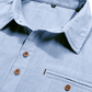 Lässige, einfarbige Kurzarm-Oberteile mit Revers für Herren - FreeWave Fashion 