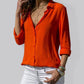 Schicke, selbst gestaltete Polyester-Damenbluse mit Reverskragen - FreeWave Fashion 