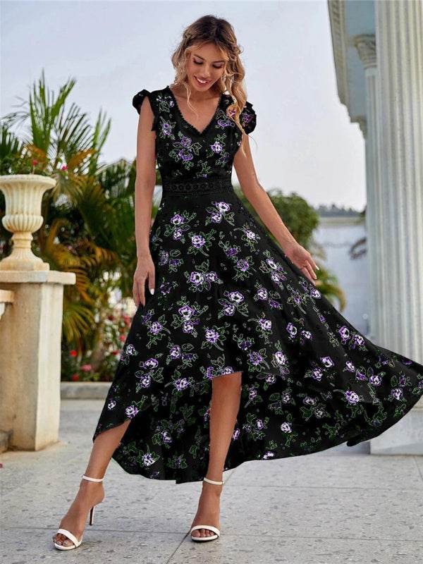 Swing-Rockkleid mit Spitzentaille - FreeWave Fashion 