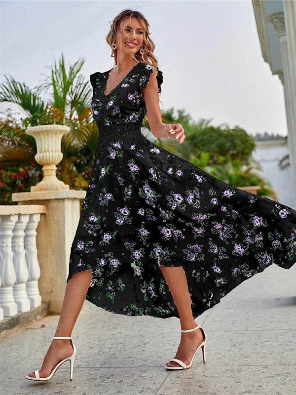Swing-Rockkleid mit Spitzentaille - FreeWave Fashion 