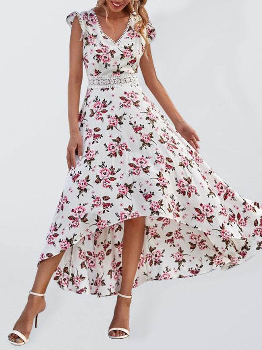 Swing-Rockkleid mit Spitzentaille - FreeWave Fashion 