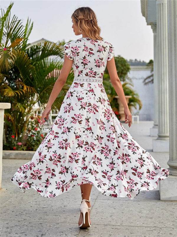 Swing-Rockkleid mit Spitzentaille - FreeWave Fashion 
