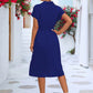 Elegantes, lässiges Hemdkleid mit Knopfleiste und Taillenschnürung - FreeWave Fashion 
