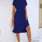 Elegantes, lässiges Hemdkleid mit Knopfleiste und Taillenschnürung - FreeWave Fashion 