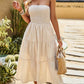 Einfarbiges Tube-Top-Kleid - FreeWave Fashion 