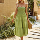 Einfarbiges Tube-Top-Kleid - FreeWave Fashion 