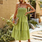 Einfarbiges Tube-Top-Kleid - FreeWave Fashion 