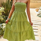 Einfarbiges Tube-Top-Kleid - FreeWave Fashion 