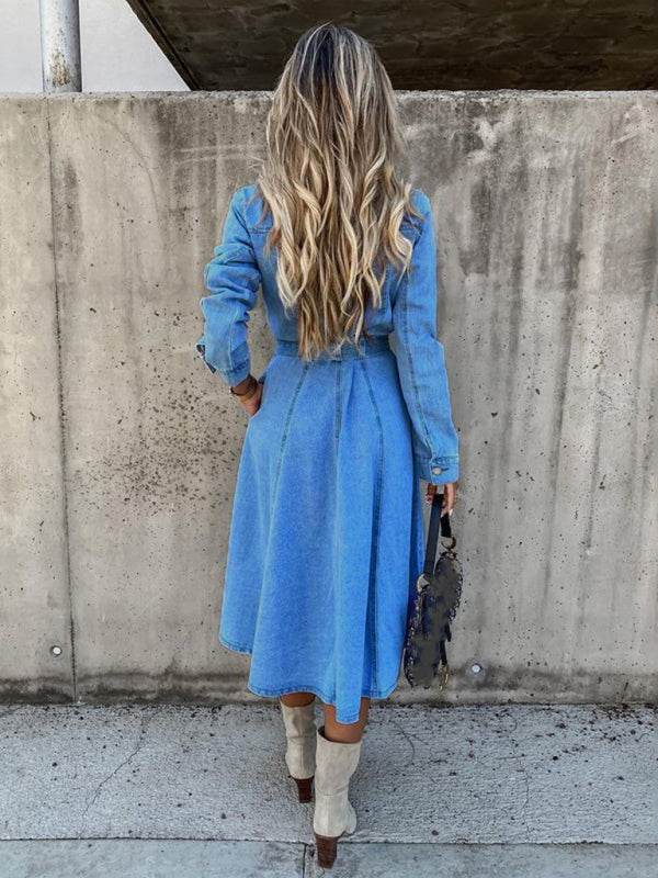 Denim-Kleid - FreeWave Fashion 