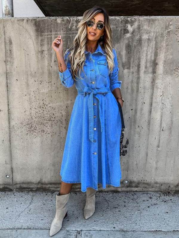 Denim-Kleid - FreeWave Fashion 