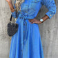 Denim-Kleid - FreeWave Fashion 