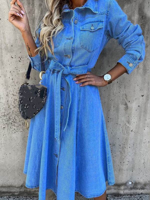Denim-Kleid - FreeWave Fashion 