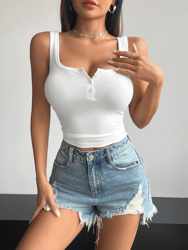 Einfarbige Camisole für jeden Anlass - FreeWave Fashion