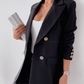 Zweireihiger einfarbiger Modeblazer - FreeWave Fashion 