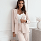 Zweireihiger einfarbiger Modeblazer - FreeWave Fashion 