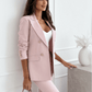 Zweireihiger einfarbiger Modeblazer - FreeWave Fashion 