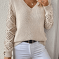Langarm Einfarbig Casual Top - FreeWave Fashion 