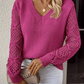 Langarm Einfarbig Casual Top - FreeWave Fashion 